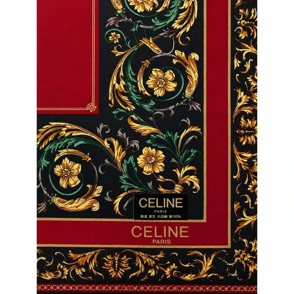 Rare Vintage Celine Paris Scarf / WITH BOX / Perfect for a Gift / Unique Pattern